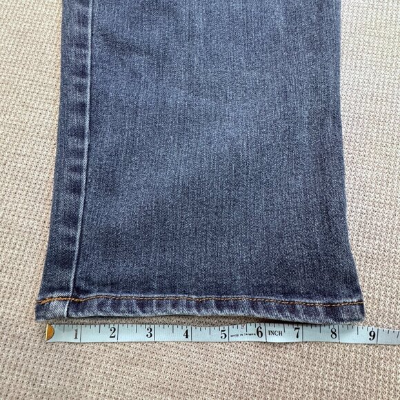 Gloria Vanderbilt Womens Size 18W Blue Denim Amanda Jeans Straight Leg 5 Pockets - Picture 13 of 14